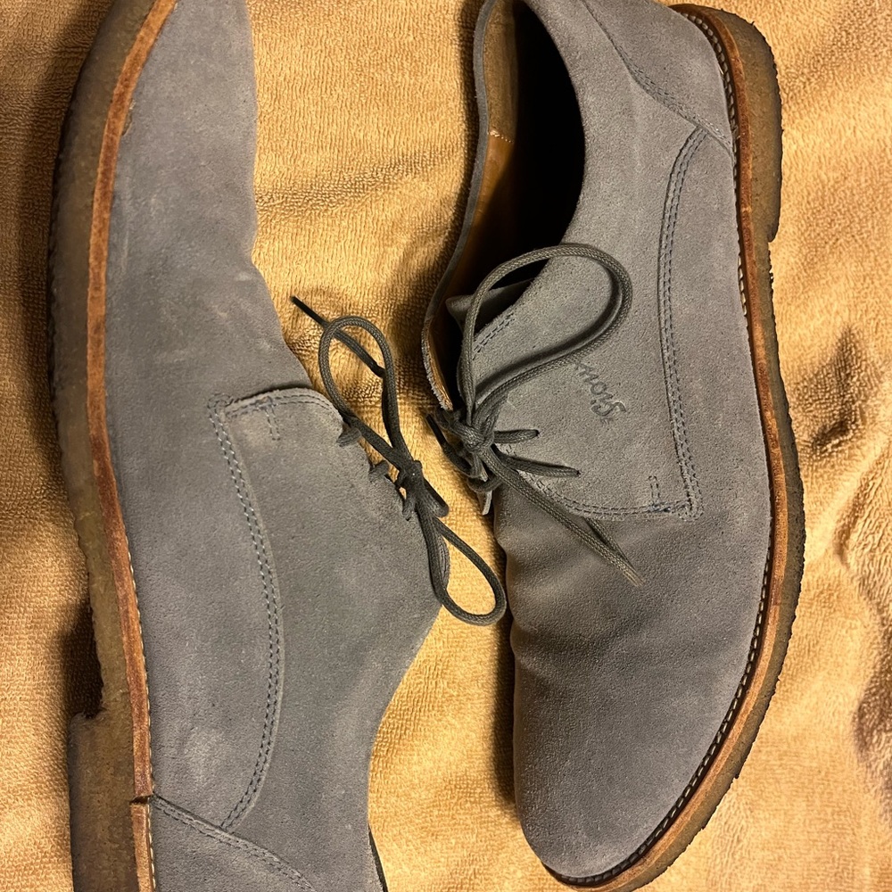 Sioux Grey Suede Derby, 12